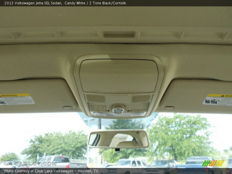 Candy White / 2 Tone Black/Cornsilk 2013 Volkswagen Jetta SEL Sedan