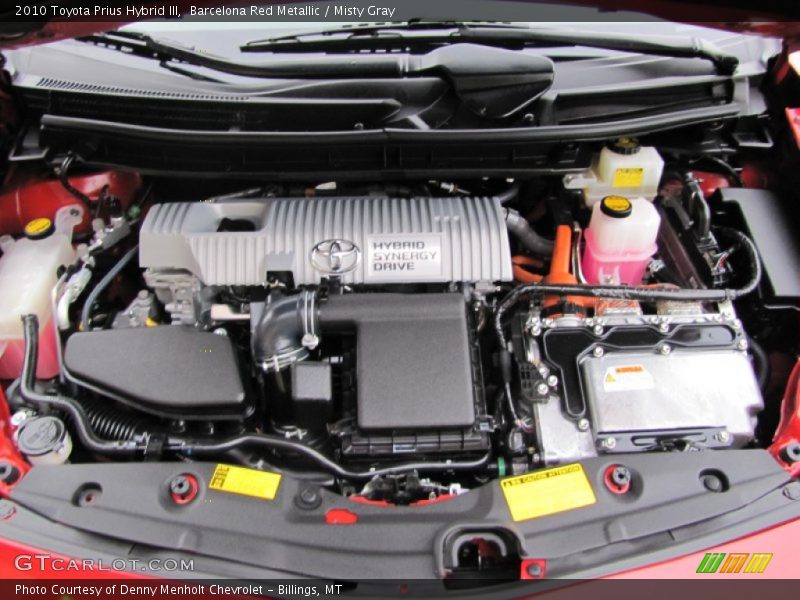 Barcelona Red Metallic / Misty Gray 2010 Toyota Prius Hybrid III