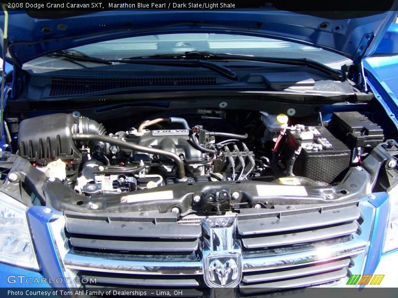 Marathon Blue Pearl / Dark Slate/Light Shale 2008 Dodge Grand Caravan SXT