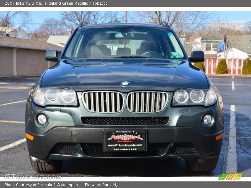 Highland Green Metallic / Tobacco 2007 BMW X3 3.0si