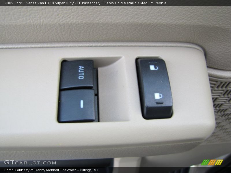 Pueblo Gold Metallic / Medium Pebble 2009 Ford E Series Van E350 Super Duty XLT Passenger