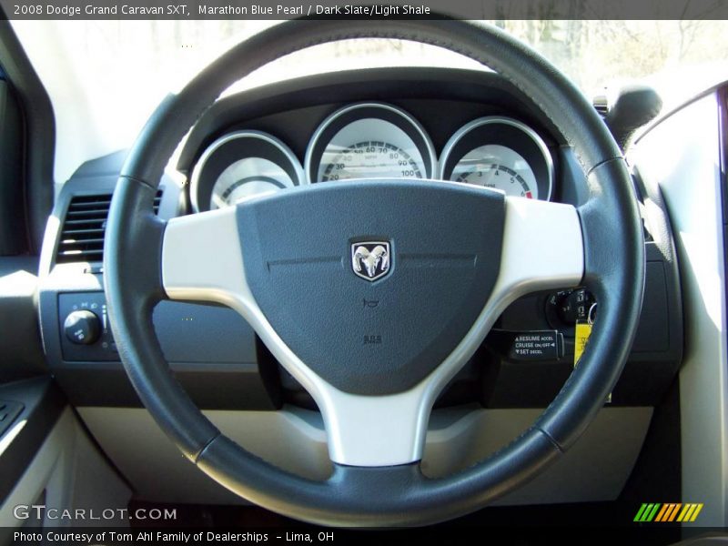 Marathon Blue Pearl / Dark Slate/Light Shale 2008 Dodge Grand Caravan SXT