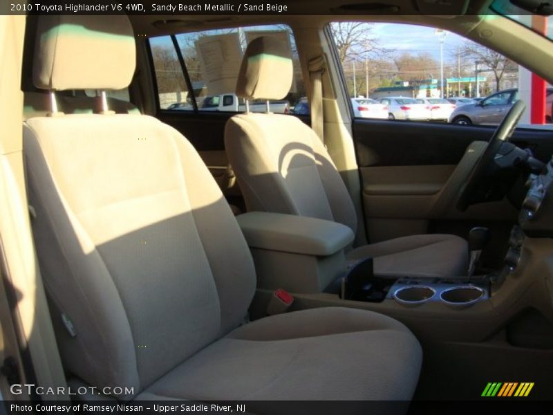 Sandy Beach Metallic / Sand Beige 2010 Toyota Highlander V6 4WD