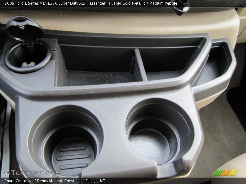 Pueblo Gold Metallic / Medium Pebble 2009 Ford E Series Van E350 Super Duty XLT Passenger