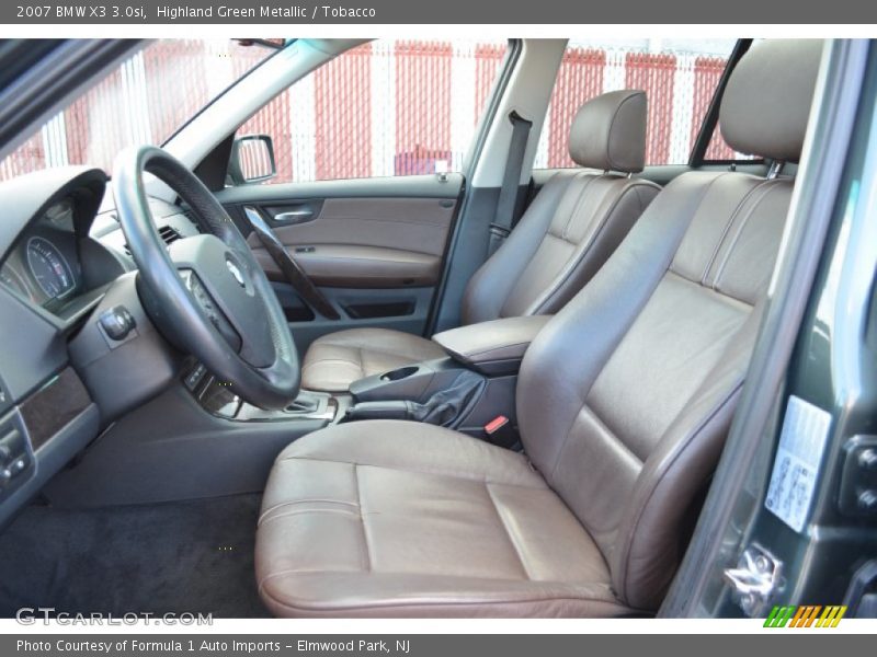Front Seat of 2007 X3 3.0si