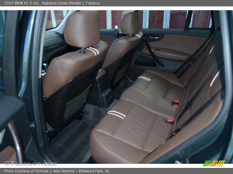 Rear Seat of 2007 X3 3.0si