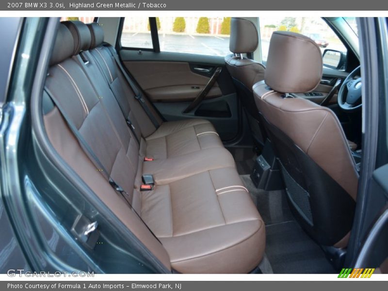 Rear Seat of 2007 X3 3.0si