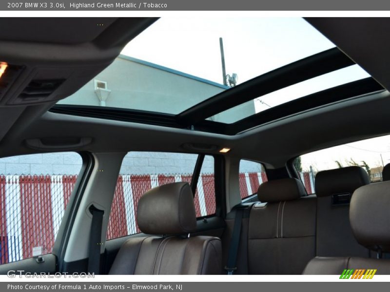 Sunroof of 2007 X3 3.0si