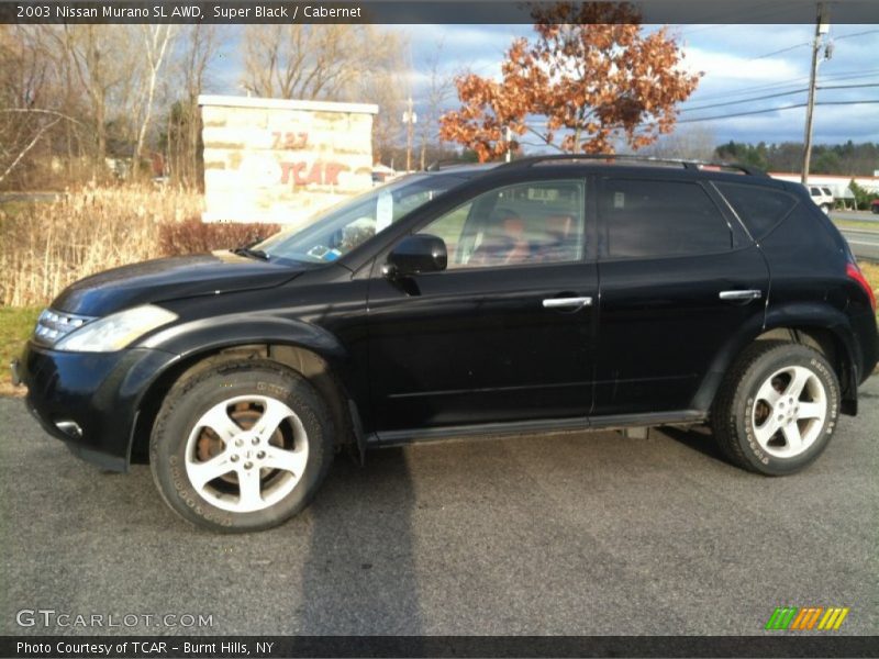 Super Black / Cabernet 2003 Nissan Murano SL AWD