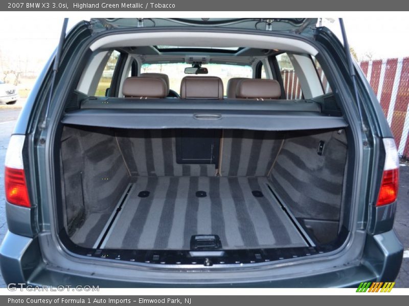  2007 X3 3.0si Trunk