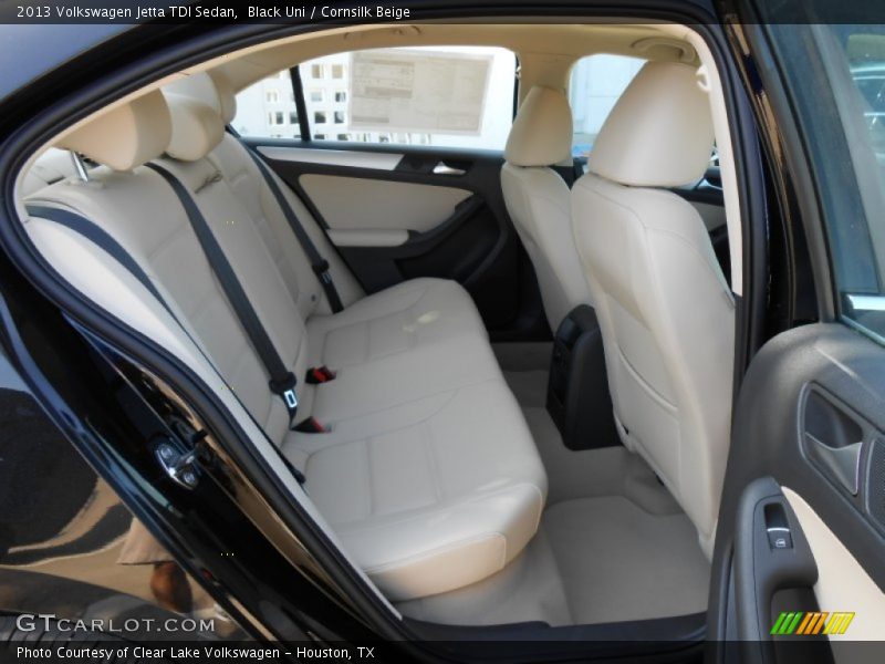 Black Uni / Cornsilk Beige 2013 Volkswagen Jetta TDI Sedan