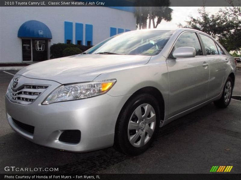 Classic Silver Metallic / Ash Gray 2010 Toyota Camry LE