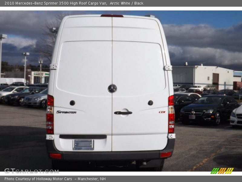 Arctic White / Black 2010 Mercedes-Benz Sprinter 3500 High Roof Cargo Van