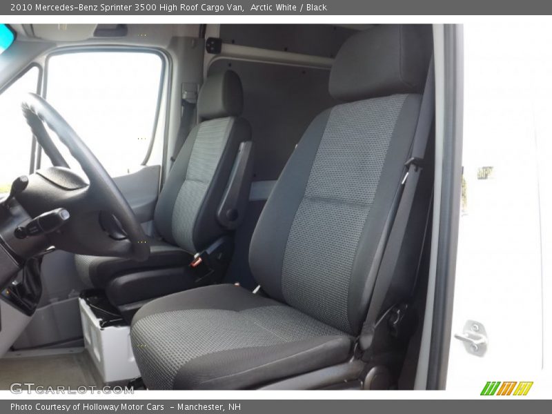 Arctic White / Black 2010 Mercedes-Benz Sprinter 3500 High Roof Cargo Van