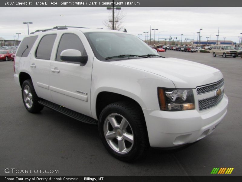 Summit White / Dark Titanium/Light Titanium 2007 Chevrolet Tahoe LT 4x4