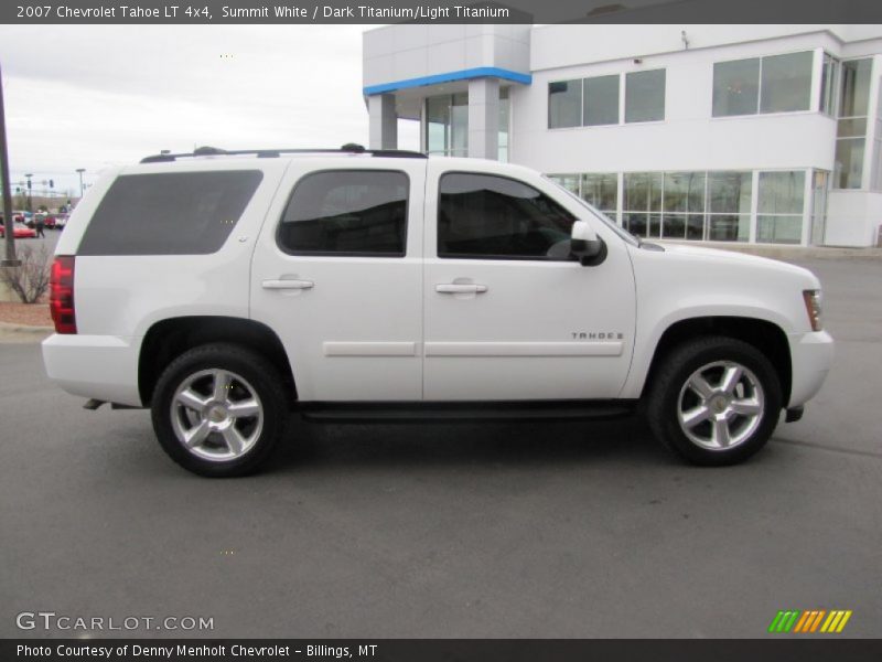 Summit White / Dark Titanium/Light Titanium 2007 Chevrolet Tahoe LT 4x4