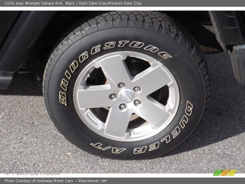 Black / Dark Slate Gray/Medium Slate Gray 2009 Jeep Wrangler Sahara 4x4