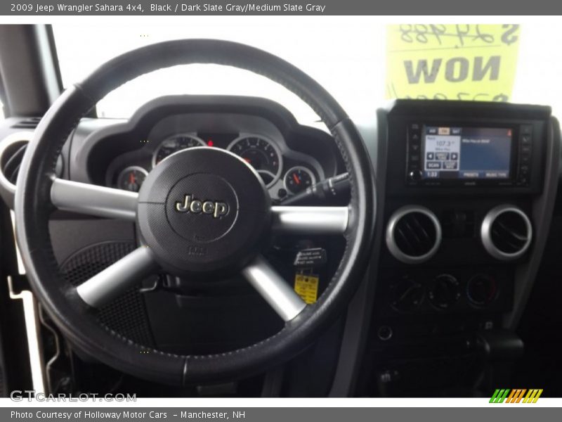 Black / Dark Slate Gray/Medium Slate Gray 2009 Jeep Wrangler Sahara 4x4