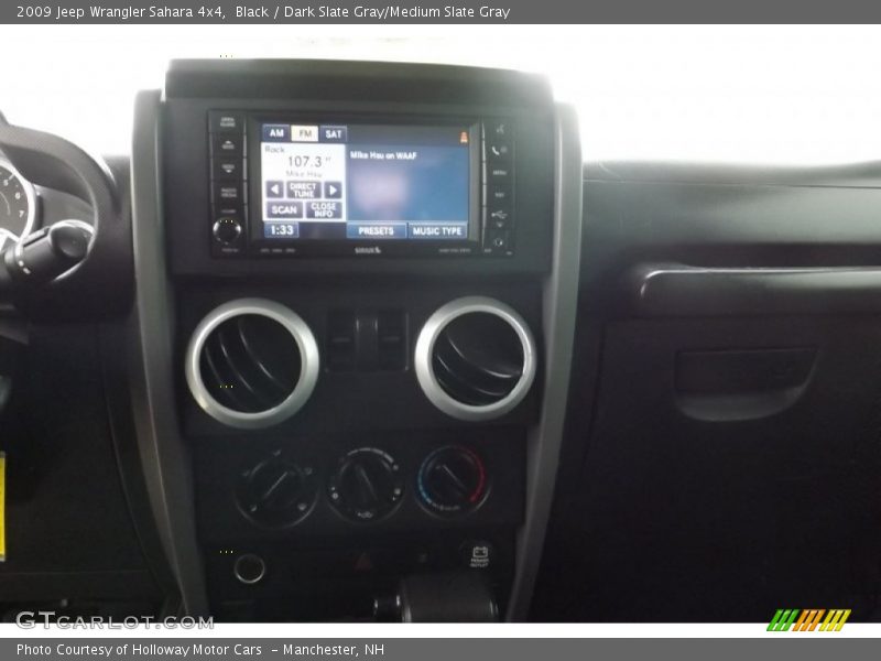 Black / Dark Slate Gray/Medium Slate Gray 2009 Jeep Wrangler Sahara 4x4