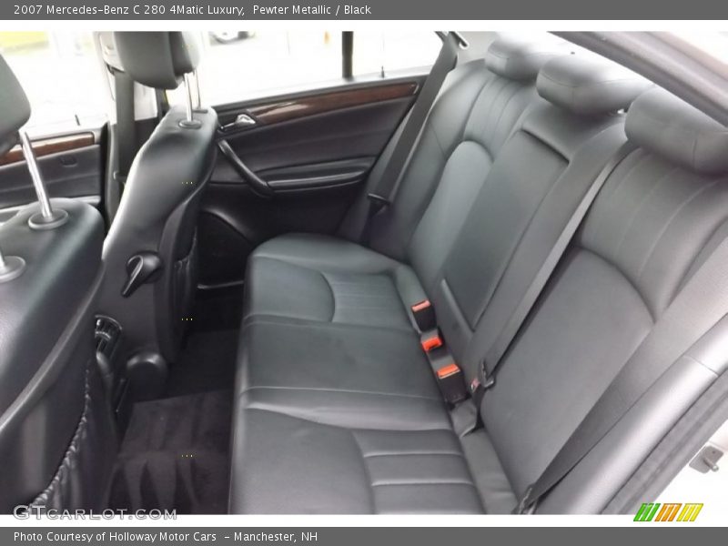 Pewter Metallic / Black 2007 Mercedes-Benz C 280 4Matic Luxury
