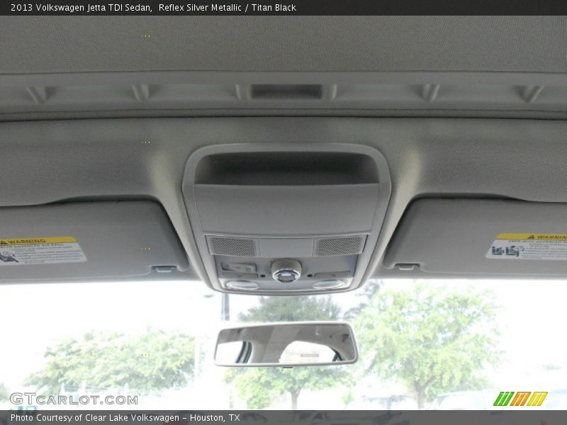 Reflex Silver Metallic / Titan Black 2013 Volkswagen Jetta TDI Sedan