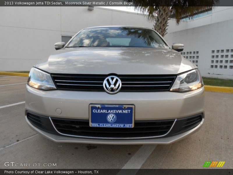Moonrock Silver Metallic / Cornsilk Beige 2013 Volkswagen Jetta TDI Sedan