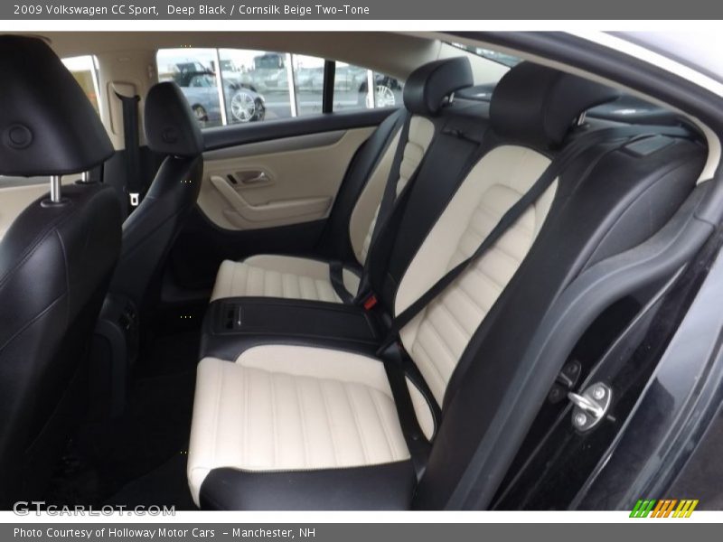 Deep Black / Cornsilk Beige Two-Tone 2009 Volkswagen CC Sport