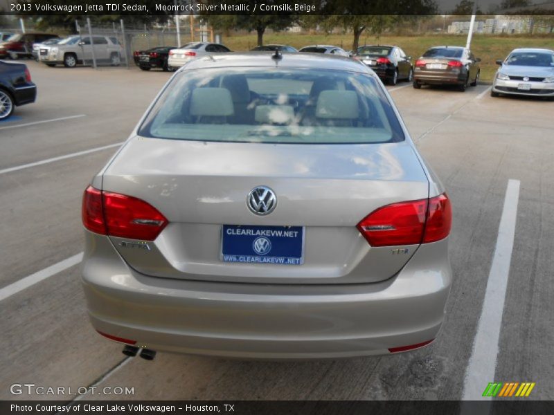 Moonrock Silver Metallic / Cornsilk Beige 2013 Volkswagen Jetta TDI Sedan