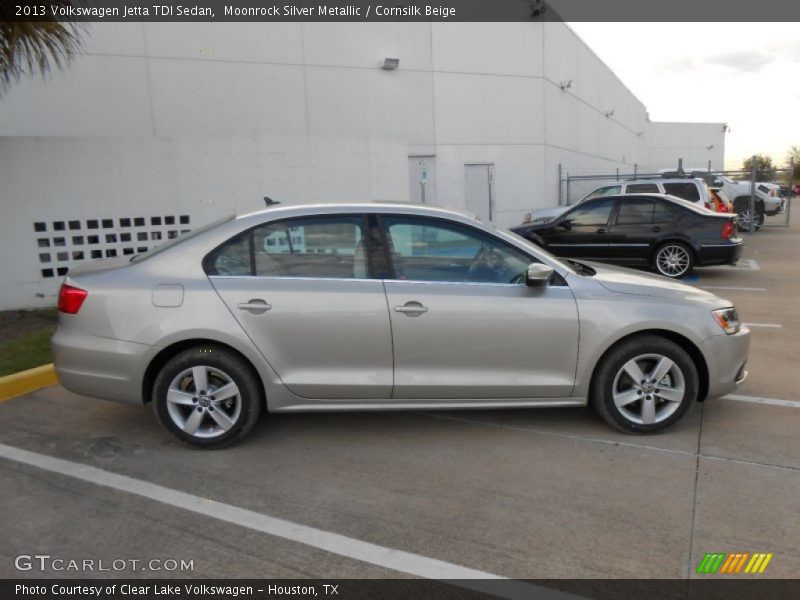 Moonrock Silver Metallic / Cornsilk Beige 2013 Volkswagen Jetta TDI Sedan