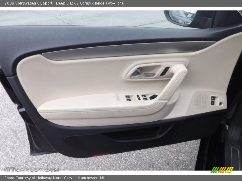 Deep Black / Cornsilk Beige Two-Tone 2009 Volkswagen CC Sport