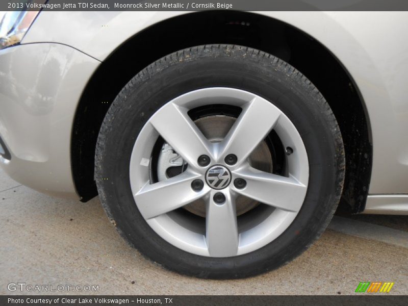 Moonrock Silver Metallic / Cornsilk Beige 2013 Volkswagen Jetta TDI Sedan