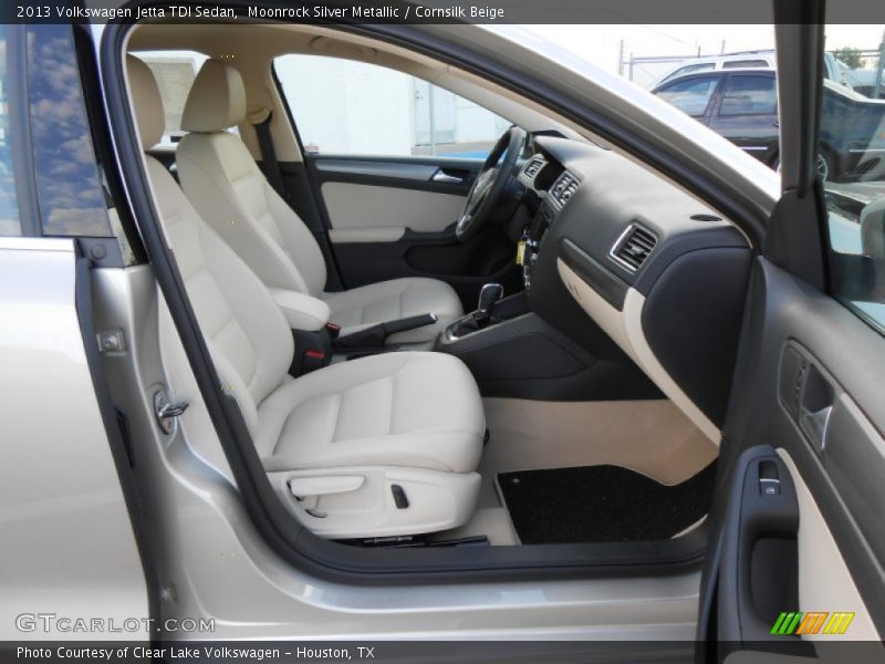Moonrock Silver Metallic / Cornsilk Beige 2013 Volkswagen Jetta TDI Sedan