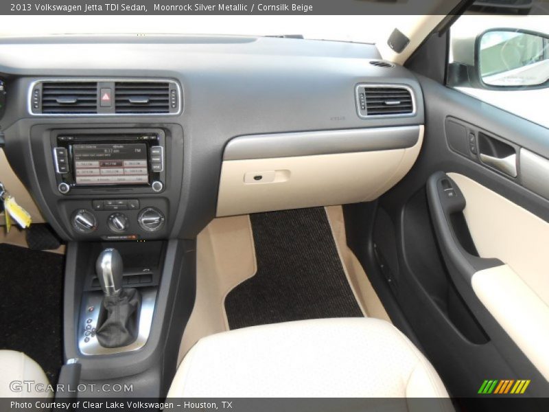 Moonrock Silver Metallic / Cornsilk Beige 2013 Volkswagen Jetta TDI Sedan