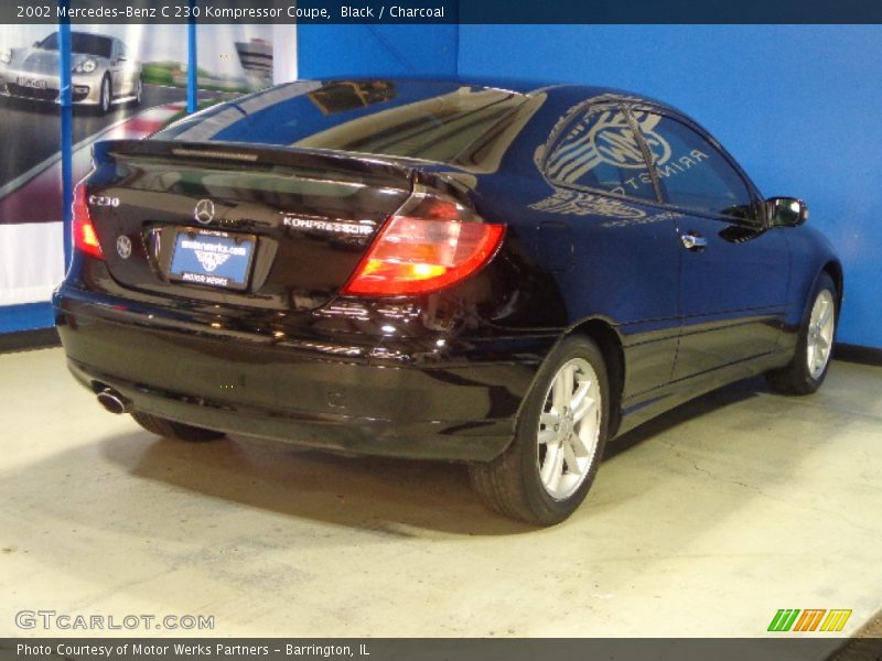 Black / Charcoal 2002 Mercedes-Benz C 230 Kompressor Coupe