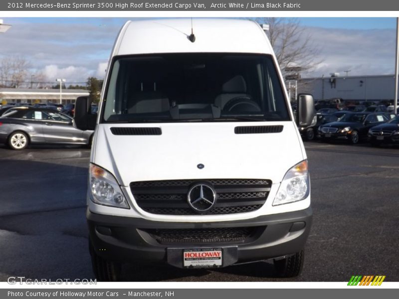 Arctic White / Lima Black Fabric 2012 Mercedes-Benz Sprinter 3500 High Roof Extended Cargo Van