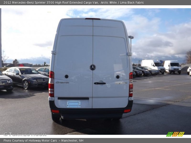 Arctic White / Lima Black Fabric 2012 Mercedes-Benz Sprinter 3500 High Roof Extended Cargo Van