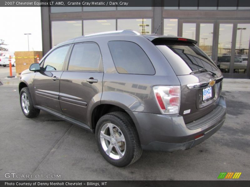 Granite Gray Metallic / Dark Gray 2007 Chevrolet Equinox LT AWD