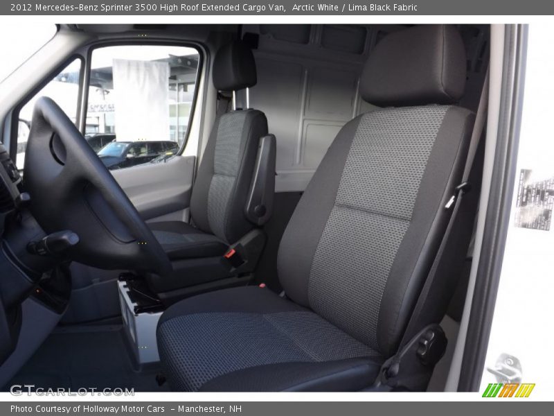 Arctic White / Lima Black Fabric 2012 Mercedes-Benz Sprinter 3500 High Roof Extended Cargo Van