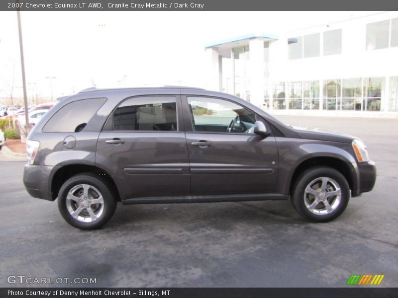 Granite Gray Metallic / Dark Gray 2007 Chevrolet Equinox LT AWD