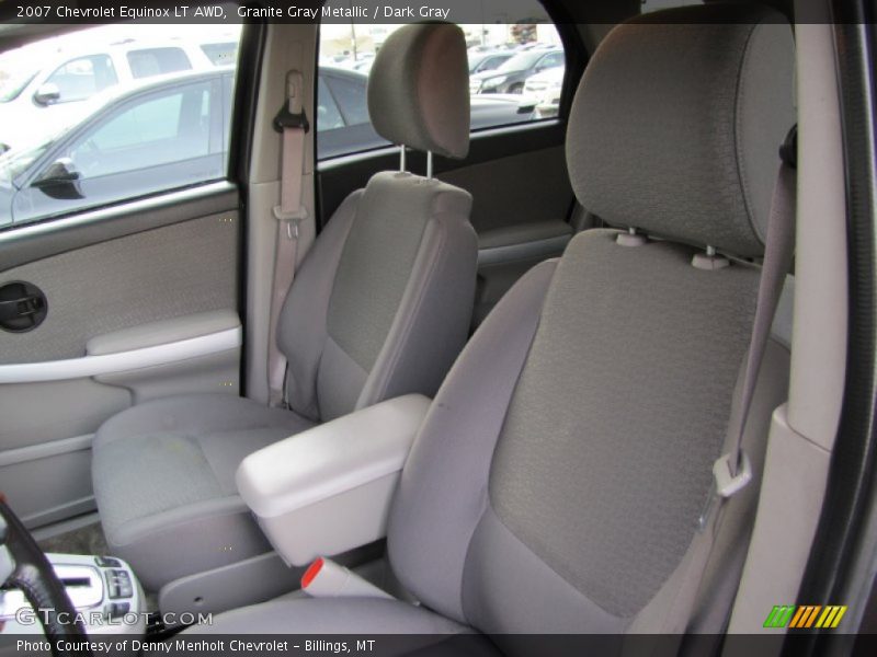Granite Gray Metallic / Dark Gray 2007 Chevrolet Equinox LT AWD