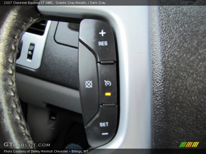 Granite Gray Metallic / Dark Gray 2007 Chevrolet Equinox LT AWD