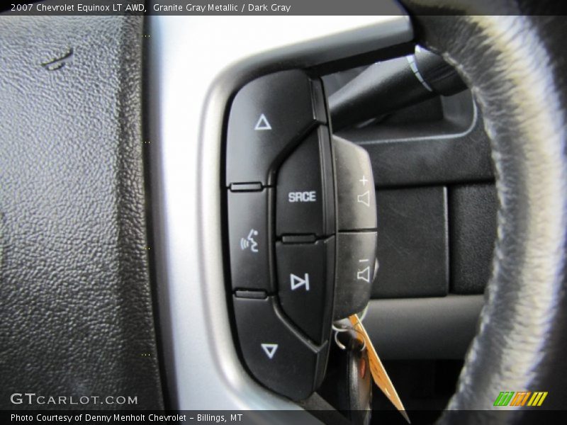 Granite Gray Metallic / Dark Gray 2007 Chevrolet Equinox LT AWD