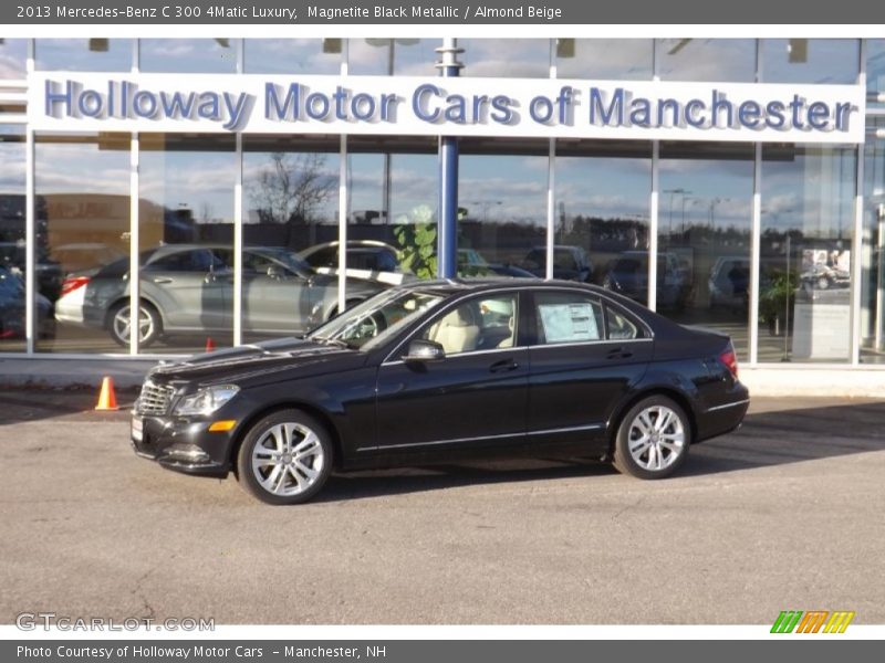 Magnetite Black Metallic / Almond Beige 2013 Mercedes-Benz C 300 4Matic Luxury