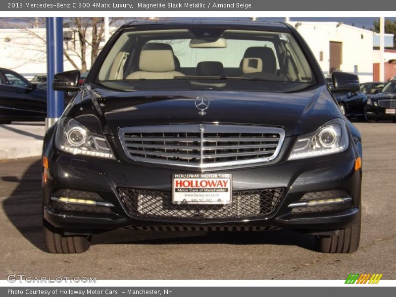 Magnetite Black Metallic / Almond Beige 2013 Mercedes-Benz C 300 4Matic Luxury