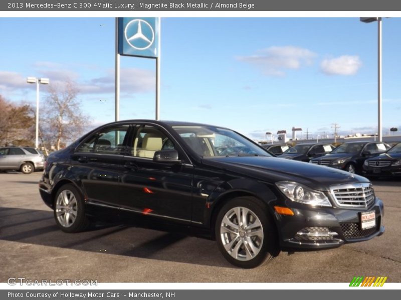 Magnetite Black Metallic / Almond Beige 2013 Mercedes-Benz C 300 4Matic Luxury
