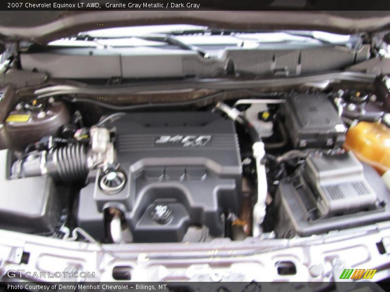 Granite Gray Metallic / Dark Gray 2007 Chevrolet Equinox LT AWD