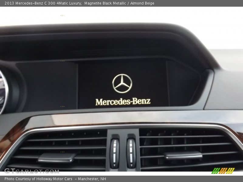 Magnetite Black Metallic / Almond Beige 2013 Mercedes-Benz C 300 4Matic Luxury