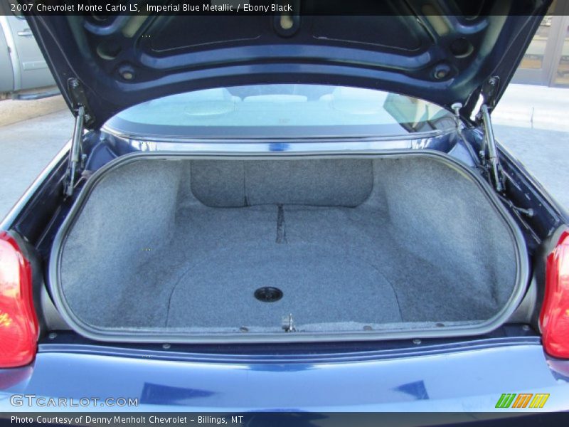 Imperial Blue Metallic / Ebony Black 2007 Chevrolet Monte Carlo LS