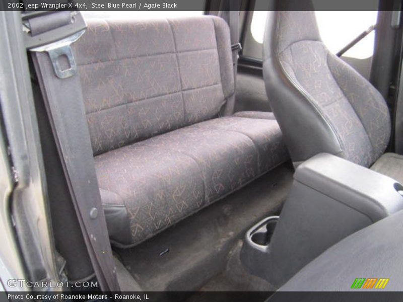 Rear Seat of 2002 Wrangler X 4x4