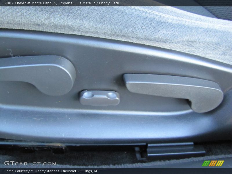Imperial Blue Metallic / Ebony Black 2007 Chevrolet Monte Carlo LS